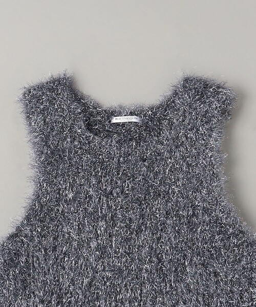 BEAUTY&YOUTH UNITED ARROWS（ビューティーアンドユースユナイテッドアローズ）の「メタリックシャギーニット ベスト（ベスト・レディース・シルバー/ゴールド・FREE）」の18枚目の写真