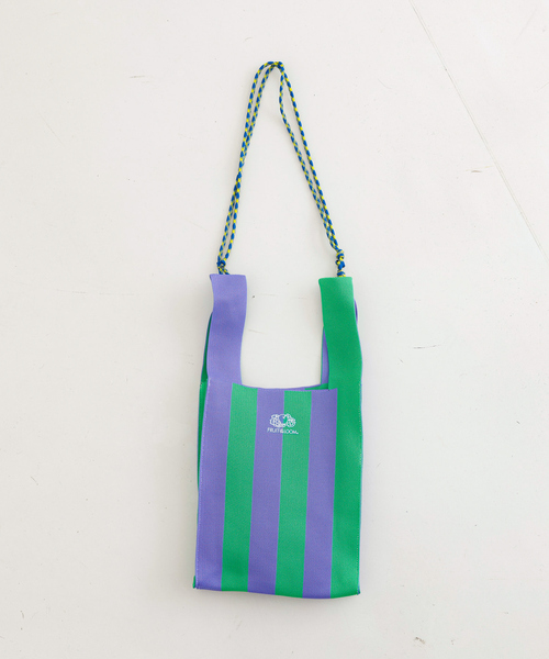 FRUIT OF THE LOOM(フルーツオブザルーム)の「【FRUIT OF THE LOOM】ストライプ ミニショルダーバッグ / STRIPED MINI SHOULDER BAG【WEB限定】(ショルダーバッグ・レディース・サックスブルー/ラベンダー/グリーン/レッド/ネイビー・フリー)」の21枚目の写真