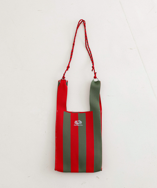 FRUIT OF THE LOOM(フルーツオブザルーム)の「【FRUIT OF THE LOOM】ストライプ ミニショルダーバッグ / STRIPED MINI SHOULDER BAG【WEB限定】(ショルダーバッグ・レディース・サックスブルー/ラベンダー/グリーン/レッド/ネイビー・フリー)」の22枚目の写真