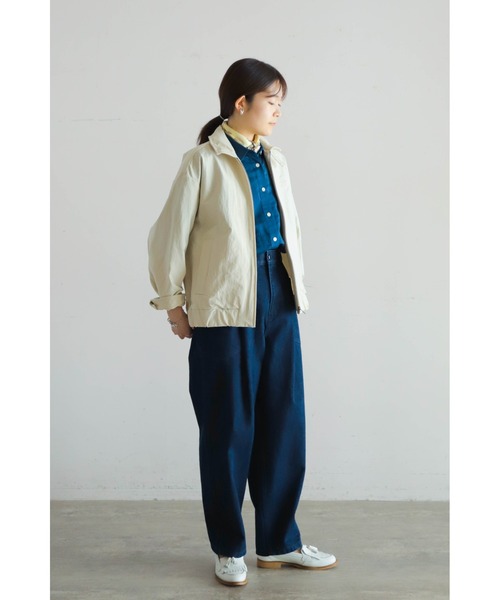 完売　2024年　ICB　ナイロンタスランツイルブルゾン　¥37,950 接触冷感・UVカット・撥水・洗える】 ナイロンタスランツイル ブルゾン