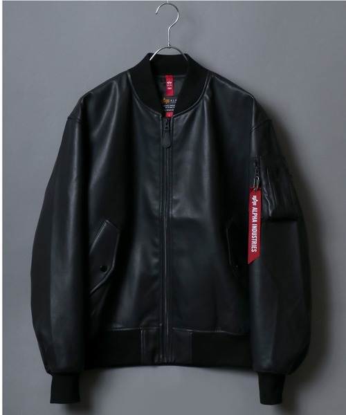 ALPHA（アルファ）の「2024AW ALPHA/アルファ FAKE LEATHER L-2B