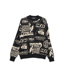 HYSTERIC GLAMOUR | SUPER HYS柄ジャカード セーター(ニット/セーター)