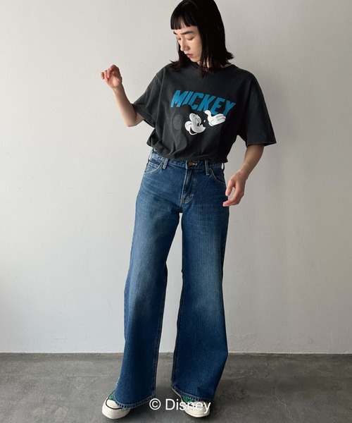 GOOD ROCK SPEED（グッドロックスピード）の「【GOOD ROCK SPEED】MICKEY/LOGO T（Tシャツ/カットソー・レディース・ホワイト/ブラック・FREE）」の22枚目の写真