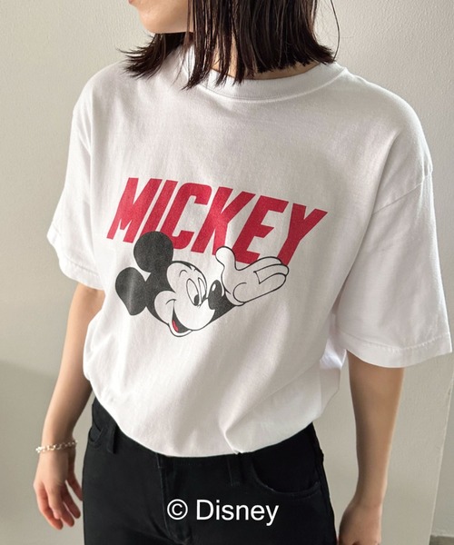 GOOD ROCK SPEED（グッドロックスピード）の「【GOOD ROCK SPEED】MICKEY/LOGO T（Tシャツ/カットソー・レディース・ホワイト/ブラック・FREE）」の15枚目の写真