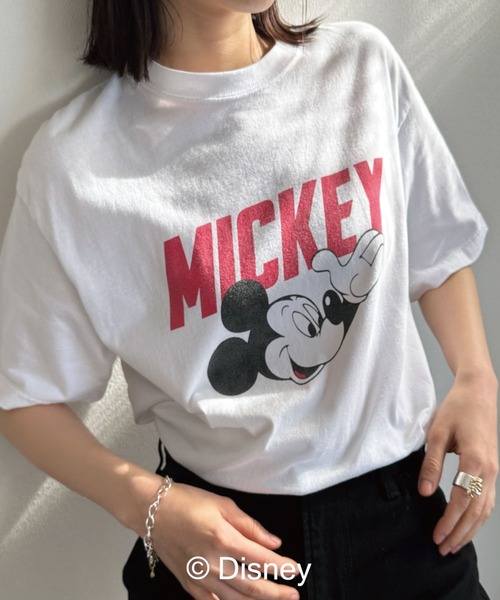GOOD ROCK SPEED（グッドロックスピード）の「【GOOD ROCK SPEED】MICKEY/LOGO T（Tシャツ/カットソー・レディース・ホワイト/ブラック・FREE）」の18枚目の写真