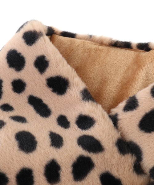 Green　Parks（グリーンパークス）の「・エコファーマフラー（マフラー・レディース・オフホワイト/ベージュ/チャコールグレー/ブラウン・FREE）」の7枚目の写真