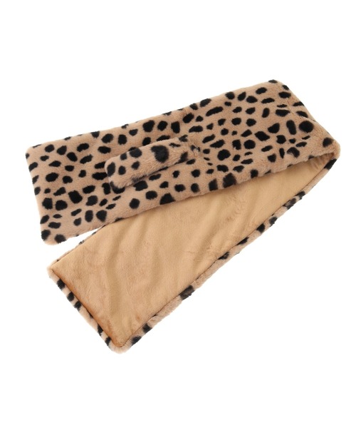 Green　Parks（グリーンパークス）の「・エコファーマフラー（マフラー・レディース・オフホワイト/ベージュ/チャコールグレー/ブラウン・FREE）」の10枚目の写真