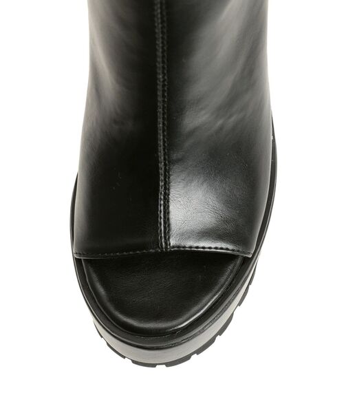 GYDA（ジェイダ）の「Wストラップタンクソールショートブーツ（ブーツ・レディース・ブラック/アイボリー・LARGE/MEDIUM/SMALL）」の20枚目の写真