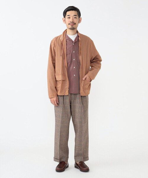 ストライプ スウィングジャケット（ブルゾン）｜BEAMS PLUS