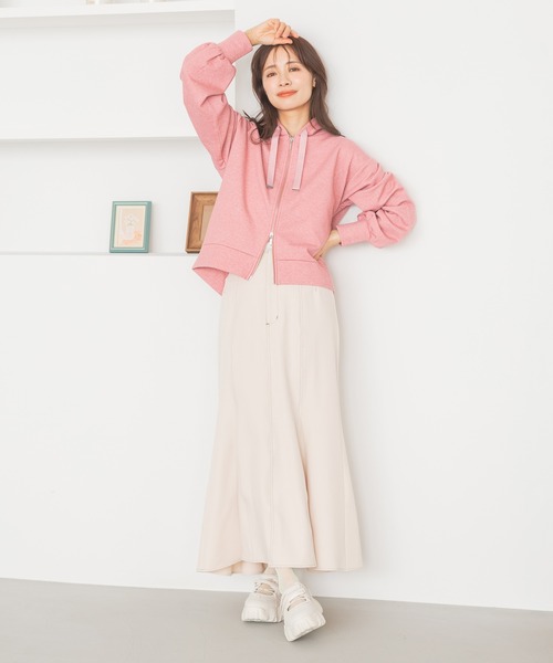 mysty woman(ミスティウーマン)の「ステッチマーメイドスカート 315864(スカート・レディース・ホワイト系その他/ベージュ系その他/ブラック・FREE)」の21枚目の写真