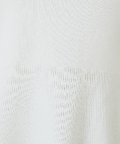 index（インデックス）の「バイカラーペプラムニット【洗濯機洗い可】（ニット/セーター・レディース・パープル系1/ブラック系4/ホワイト系7・36/42/38/40）」の9枚目の写真