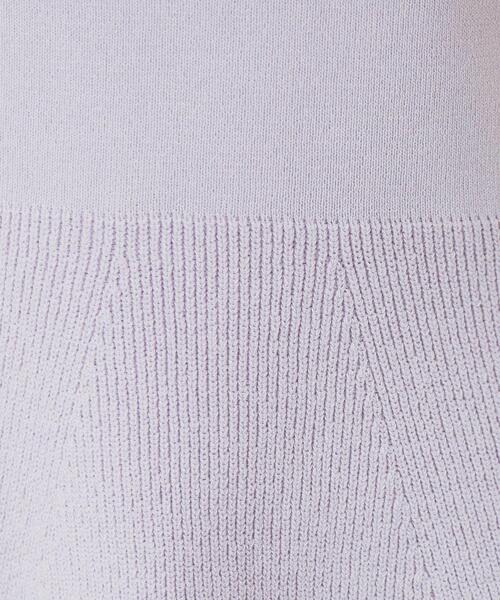 index（インデックス）の「バイカラーペプラムニット【洗濯機洗い可】（ニット/セーター・レディース・パープル系1/ブラック系4/ホワイト系7・36/42/38/40）」の17枚目の写真