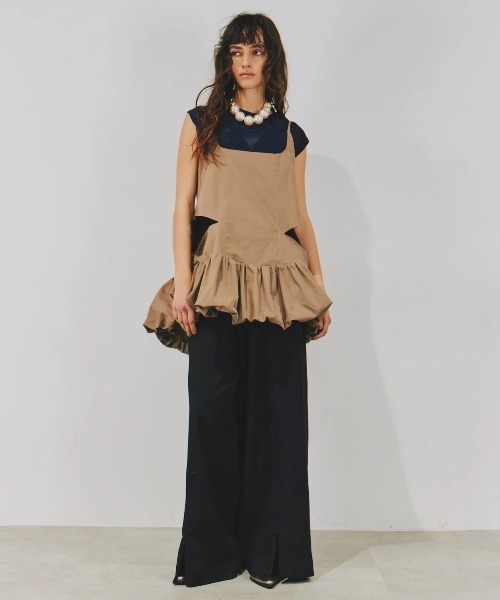 【新品未使用】LA BELLE ETUDE サイドカット裾バルーンキャミ LA BELLE ETUDE（ラベルエチュード）の「サイドカット裾バルーンキャミ