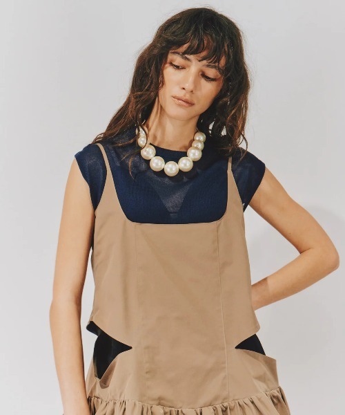 【新品未使用】LA BELLE ETUDE サイドカット裾バルーンキャミ LA BELLE ETUDE（ラベルエチュード）の「サイドカット裾バルーンキャミ