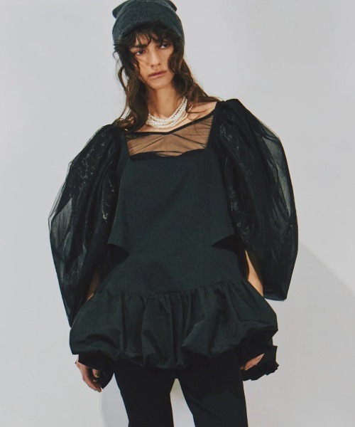 【新品未使用】LA BELLE ETUDE サイドカット裾バルーンキャミ LA BELLE ETUDE（ラベルエチュード）の「サイドカット裾バルーンキャミ