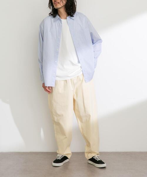 URBAN RESEARCH Sonny Label（アーバンリサーチサニーレーベル）の「ベーシックワイドイージーチノパンツ（その他パンツ・メンズ・ホワイト系その他/ベージュ/チャコールグレー/ブラック・MEDIUM/SMALL/LARGE）」の6枚目の写真