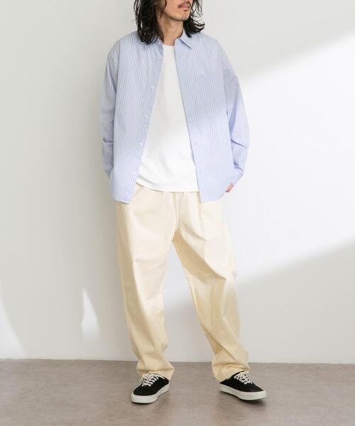 URBAN RESEARCH Sonny Label（アーバンリサーチサニーレーベル）の「ベーシックワイドイージーチノパンツ（その他パンツ・メンズ・ホワイト系その他/ベージュ/チャコールグレー/ブラック・MEDIUM/SMALL/LARGE）」の7枚目の写真