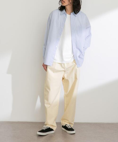 URBAN RESEARCH Sonny Label（アーバンリサーチサニーレーベル）の「ベーシックワイドイージーチノパンツ（その他パンツ・メンズ・ホワイト系その他/ベージュ/チャコールグレー/ブラック・MEDIUM/SMALL/LARGE）」の8枚目の写真