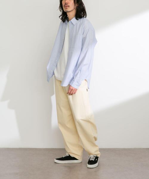 URBAN RESEARCH Sonny Label（アーバンリサーチサニーレーベル）の「ベーシックワイドイージーチノパンツ（その他パンツ・メンズ・ホワイト系その他/ベージュ/チャコールグレー/ブラック・MEDIUM/SMALL/LARGE）」の9枚目の写真