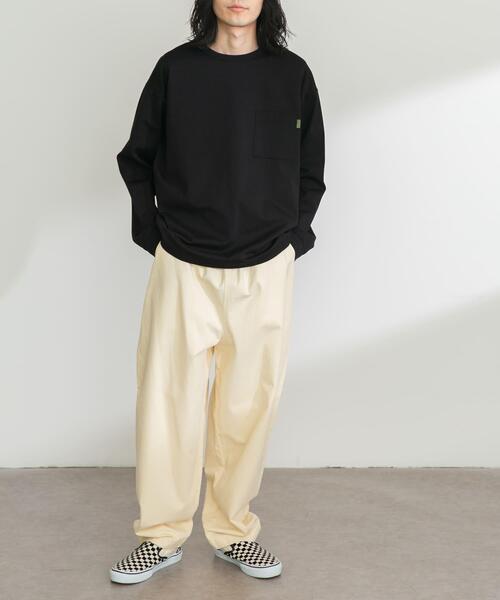 URBAN RESEARCH Sonny Label（アーバンリサーチサニーレーベル）の「ベーシックワイドイージーチノパンツ（その他パンツ・メンズ・ホワイト系その他/ベージュ/チャコールグレー/ブラック・MEDIUM/SMALL/LARGE）」の14枚目の写真