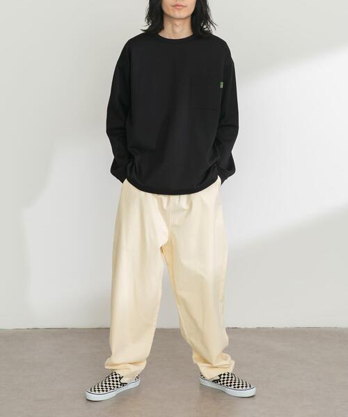 URBAN RESEARCH Sonny Label（アーバンリサーチサニーレーベル）の「ベーシックワイドイージーチノパンツ（その他パンツ・メンズ・ホワイト系その他/ベージュ/チャコールグレー/ブラック・MEDIUM/SMALL/LARGE）」の15枚目の写真