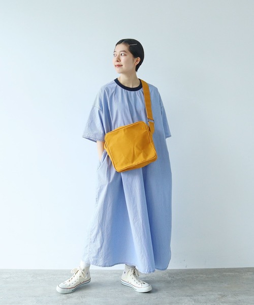 PAR ICI（パーリッシィ）の「タイプライター たっぷりワンピース（ワンピース・レディース・ブルー/チェック/チャコールグレー・FREE）」の13枚目の写真