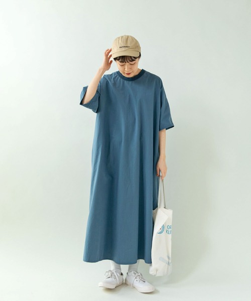 PAR ICI（パーリッシィ）の「タイプライター たっぷりワンピース（ワンピース・レディース・ブルー/チェック/チャコールグレー・FREE）」の17枚目の写真