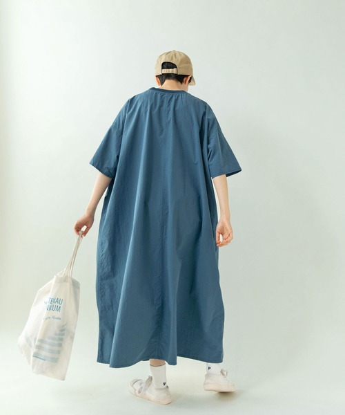 PAR ICI（パーリッシィ）の「タイプライター たっぷりワンピース（ワンピース・レディース・ブルー/チェック/チャコールグレー・FREE）」の19枚目の写真