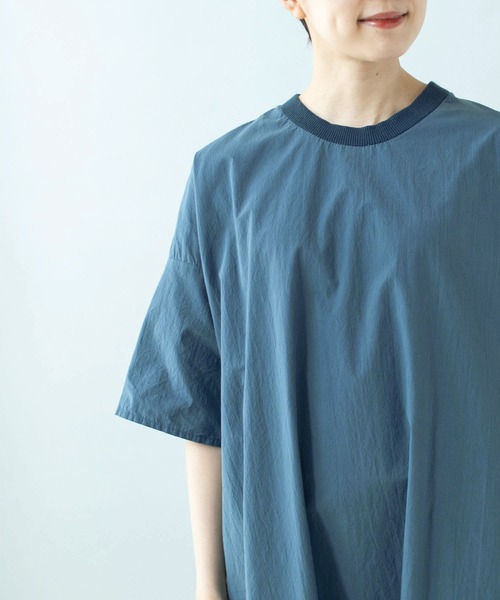 PAR ICI（パーリッシィ）の「タイプライター たっぷりワンピース（ワンピース・レディース・ブルー/チェック/チャコールグレー・FREE）」の22枚目の写真