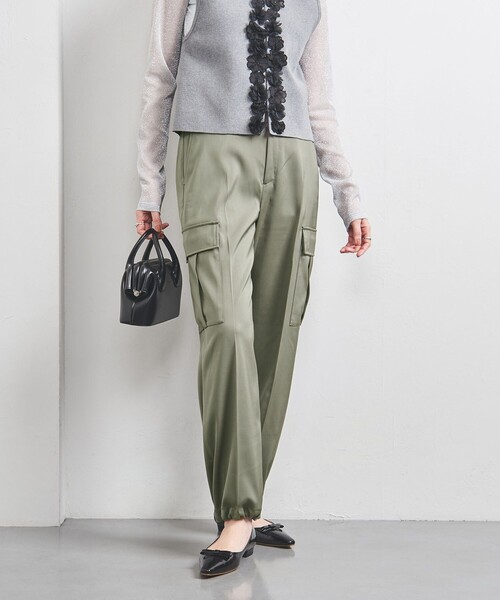 UNITED ARROWS（ユナイテッドアローズ）の「クリーン ポケット パンツ（その他パンツ・レディース・オフホワイト/ブラック/ライトピンク/オリーブ・34/36/38）」の5枚目の写真