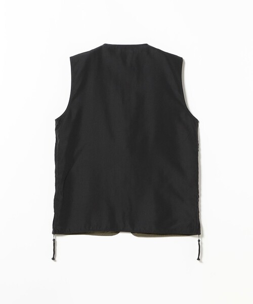 TAION（タイオン）の「TAION / Non Down Military Reversible V Neck Vest（ベスト・メンズ・ブラック/ダークオリーブ・MEDIUM/LARGE/X-LARGE/XX-LARGE）」の4枚目の写真