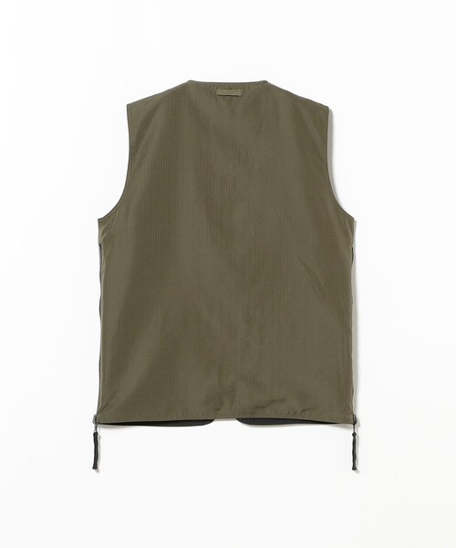 TAION（タイオン）の「TAION / Non Down Military Reversible V Neck Vest（ベスト・メンズ・ブラック/ダークオリーブ・MEDIUM/LARGE/X-LARGE/XX-LARGE）」の7枚目の写真