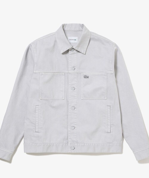 LACOSTE（ラコステ）の「11.5oz ボックスカラーデニムジャケット（デニムジャケット・メンズ・ネイビー/ライトグレー/グリーン・48/46/52/50）」の17枚目の写真