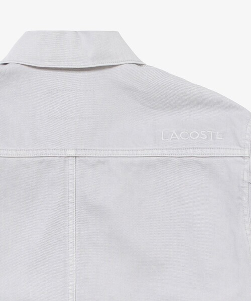 LACOSTE（ラコステ）の「11.5oz ボックスカラーデニムジャケット（デニムジャケット・メンズ・ネイビー/ライトグレー/グリーン・48/46/52/50）」の20枚目の写真