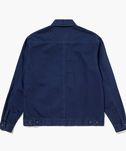 LACOSTE（ラコステ）の「11.5oz ボックスカラーデニムジャケット（デニムジャケット・メンズ・ネイビー/ライトグレー/グリーン・48/46/52/50）」の4枚目の写真