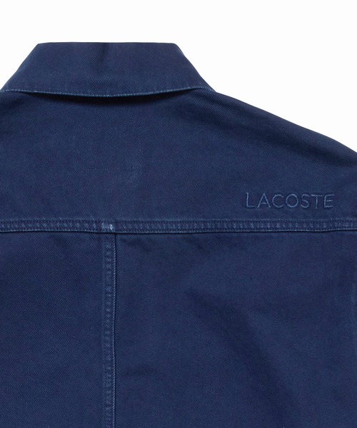 LACOSTE（ラコステ）の「11.5oz ボックスカラーデニムジャケット（デニムジャケット・メンズ・ネイビー/ライトグレー/グリーン・48/46/52/50）」の5枚目の写真
