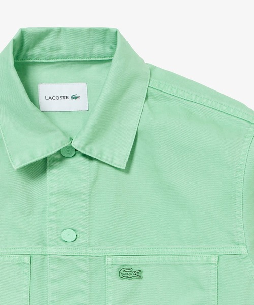 LACOSTE（ラコステ）の「11.5oz ボックスカラーデニムジャケット（デニムジャケット・メンズ・ネイビー/ライトグレー/グリーン・48/46/52/50）」の7枚目の写真