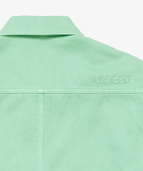 LACOSTE（ラコステ）の「11.5oz ボックスカラーデニムジャケット（デニムジャケット・メンズ・ネイビー/ライトグレー/グリーン・48/46/52/50）」の8枚目の写真
