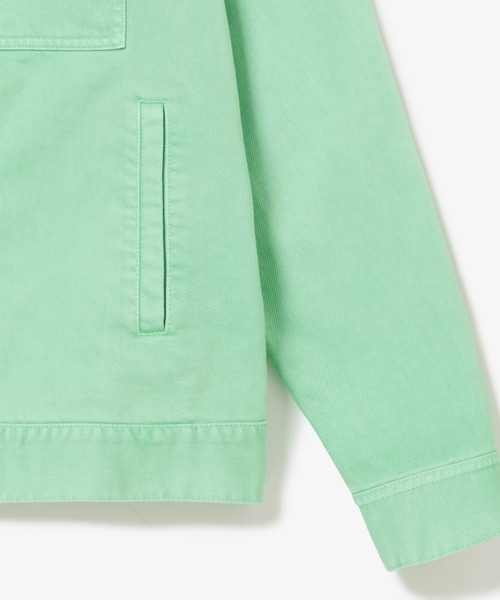 LACOSTE（ラコステ）の「11.5oz ボックスカラーデニムジャケット（デニムジャケット・メンズ・ネイビー/ライトグレー/グリーン・48/46/52/50）」の11枚目の写真