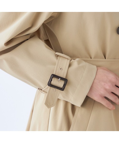 セール】ダブルトレンチベルテッドコート/ベージュ/ライナー取り外し