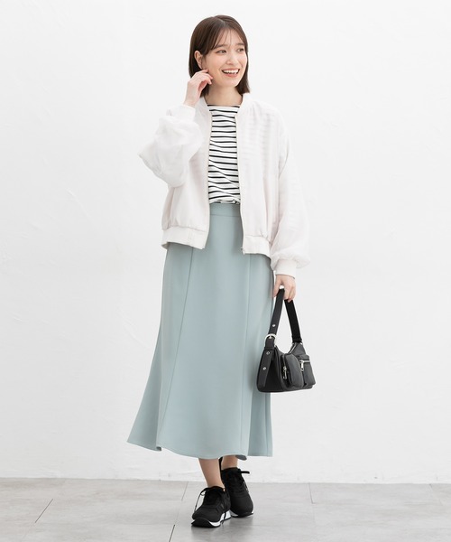 Honeys(ハニーズ)の「マーメイドスカート(スカート・レディース・ブラック系その他/ホワイト系その他/ミント/ブラック・LL/L/M/3L/S)」の7枚目の写真