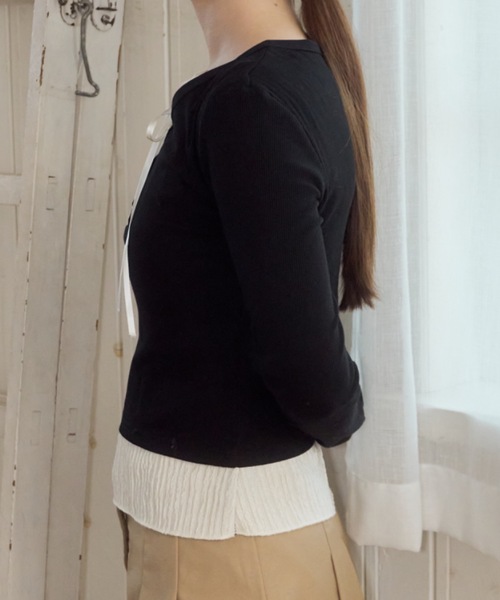 レイヤードライクカットソー/layered like cutandsew（Tシャツ