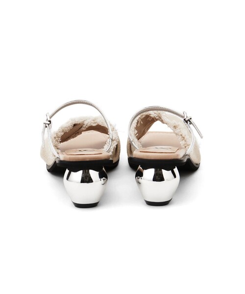 SY UNITED ARROWS(シーユナイテッドアローズ)の「<SY>フリンジベルトミュール サンダル50●↑(サンダル・レディース・ナチュラル/ブラック・L/M/S)」の9枚目の写真