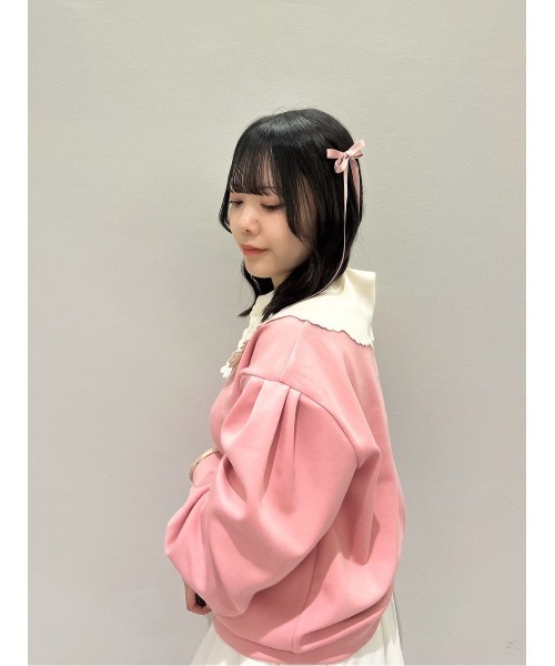 F i.n.t（フィント）の「サテンロングリボンヘアクリップセット/fint　フィント（バレッタ/ヘアクリップ・レディース・ピンク/ライトグレー/クリーム・FREE）」の17枚目の写真