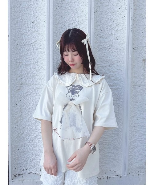 F i.n.t（フィント）の「サテンロングリボンヘアクリップセット/fint　フィント（バレッタ/ヘアクリップ・レディース・ピンク/ライトグレー/クリーム・FREE）」の20枚目の写真