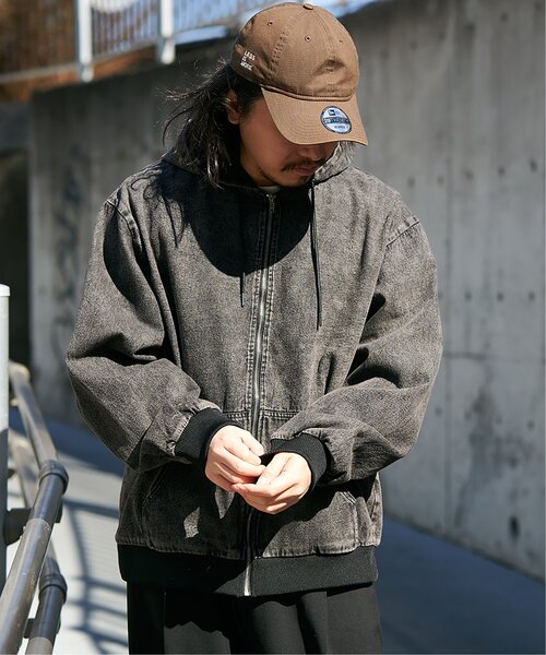 VENCEEXCHANGE(ヴァンスエクスチェンジ)の「デニムフルジップパーカー(ブルゾン・メンズ・サックスブルー/ダークグレー/ブラック・L/M)」の12枚目の写真