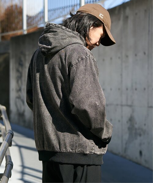 VENCEEXCHANGE(ヴァンスエクスチェンジ)の「デニムフルジップパーカー(ブルゾン・メンズ・サックスブルー/ダークグレー/ブラック・L/M)」の13枚目の写真