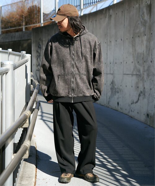 VENCEEXCHANGE(ヴァンスエクスチェンジ)の「デニムフルジップパーカー(ブルゾン・メンズ・サックスブルー/ダークグレー/ブラック・L/M)」の14枚目の写真