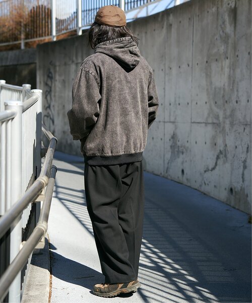 VENCEEXCHANGE(ヴァンスエクスチェンジ)の「デニムフルジップパーカー(ブルゾン・メンズ・サックスブルー/ダークグレー/ブラック・L/M)」の17枚目の写真