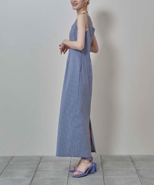 KAREN MILLEN* ストレッチ スクエアネック ペンシルドレス 特価/完売前に【KAREN MILLEN】スクエアネック ペンシルドレス